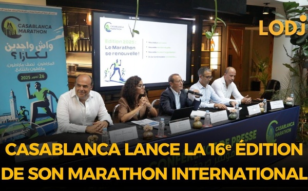 Casablanca lance la 16ᵉ édition de son Marathon international