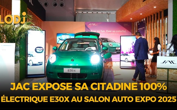 JAC expose sa citadine 100% électrique E30X au Salon Auto Expo 2025