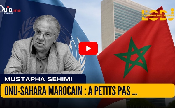 ONU-SAHARA MAROCAIN: A PETITS PAS...