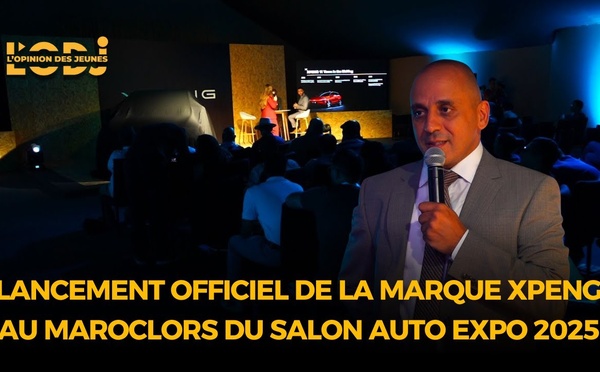 Lancement officiel de la marque Xpeng au Maroclors du salon Auto Expo 2025