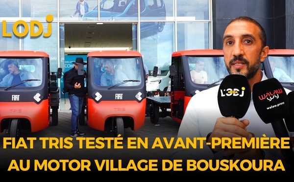 FIAT TRIS testé en avant-première au Motor Village de Bouskoura