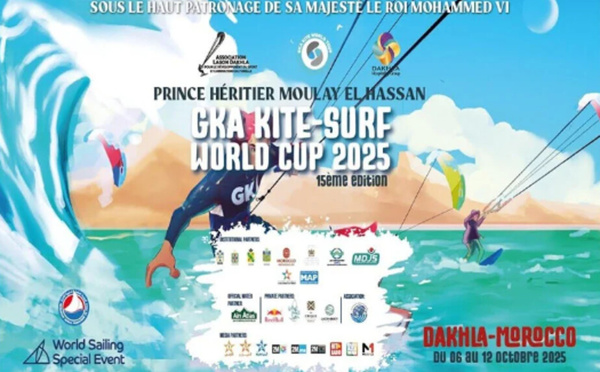 Dakhla accueille la 15ᵉ édition du Championnat Prince Héritier Moulay El Hassan de Kitesurf