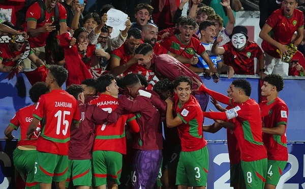 L'équipe du Maroc sur le toit du monde : On est champions du monde.