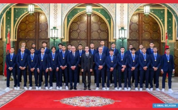 SAR le Prince Héritier Moulay El Hassan préside une cérémonie offerte par le Souverain en l’honneur des membres de l’Équipe U20 Championne du Monde