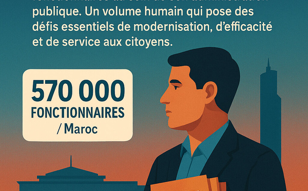 Le Royaume recense environ 570000 fonctionnaires au sein de son administration publique