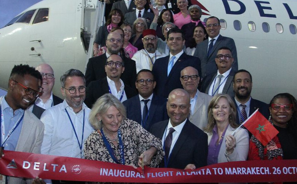 Delta Air Lines inaugure la première liaison directe entre Atlanta et Marrakech