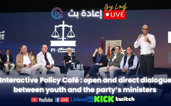 Replay : Interactive Policy Café : open and direct dialogue  between youth and the party’s ministers 