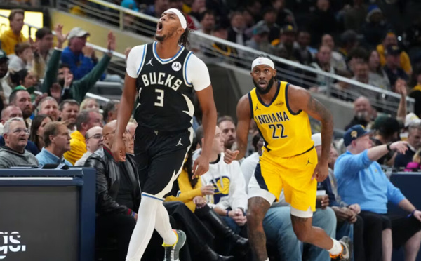 NBA : Giannis Antetokounmpo clutch, Milwaukee s’impose face à Indiana