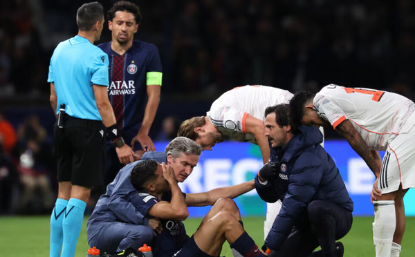 PSG : nouveau coup dur avec les blessures de Dembélé et Hakimi contre le Bayern