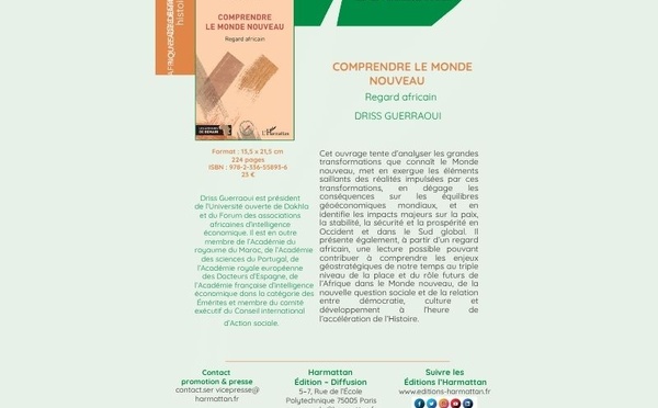 Vient de paraître : Comprendre le Monde nouveau – Regard africain