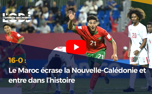 16-0 : Le Maroc écrase la Nouvelle-Calédonie et entre dans l’histoire