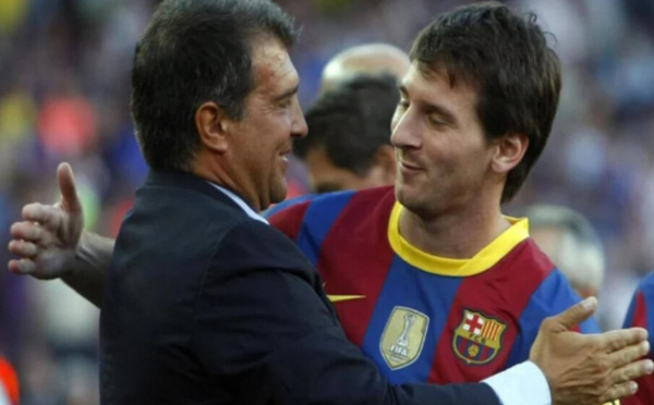 Joan Laporta écarte un retour de Lionel Messi au Barça
