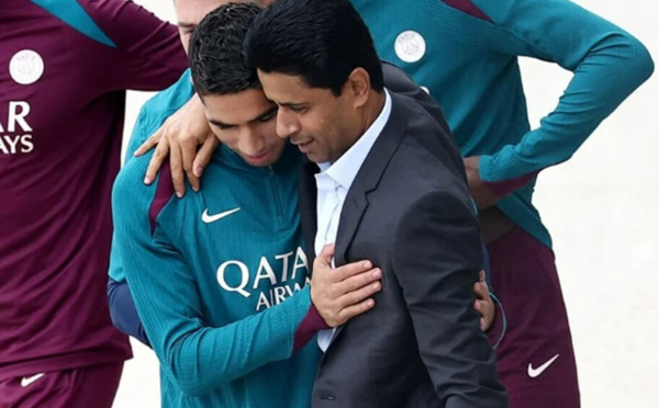 CAF Awards 2025 : Nasser Al-Khelaïfi salue Achraf Hakimi, « meilleur joueur d’Afrique »