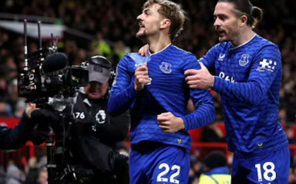 Premier League : Manchester United s’incline 1-0 face à Everton malgré une supériorité numérique