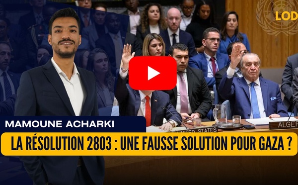 [vidéo] : La Résolution 2803 : Une fausse solution pour Gaza ?