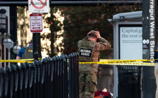 Fusillade à Washington : 2 militaires tués par un tireur afghan, Trump parle de d’"acte de terrorisme"