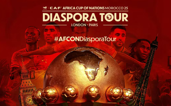 CAN 2025 : le trophée s’expose à Londres et Paris dans le cadre du « Diaspora Tour »