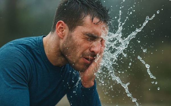 L’astuce insolite qui booste ton énergie du matin : le “Cold face dunk”