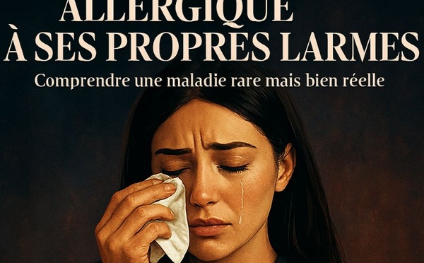 Allergique à ses propres larmes 