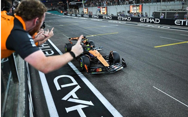 Formule 1 : Lando Norris sacré champion du monde après un ultime suspense à Abou Dhabi