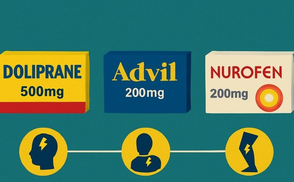 Doliprane, Advil, Nurofen : comment choisir le bon médicament pour la bonne douleur ?