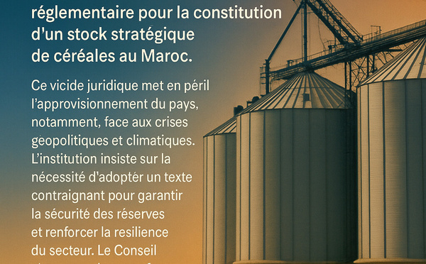 Absence de cadre contraignant pour le stock stratégique de céréales.