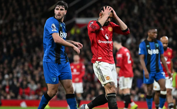 Premier League : match fou à Old Trafford, Manchester United et Bournemouth se quittent sur un 4-4