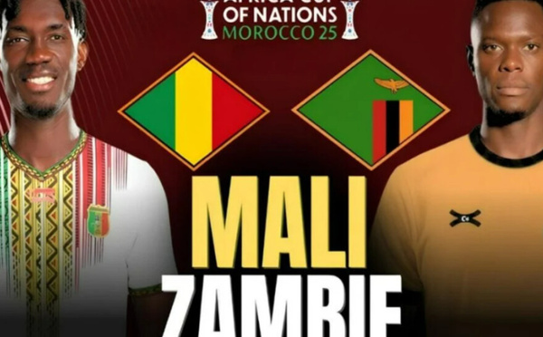 CAN 2025 : Mali–Zambie et entrée en lice de l’Égypte au programme de ce lundi
