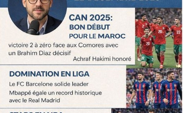 Podcast : l'essentiel de l'actualité Sport de la semaine du 22-12-2025
