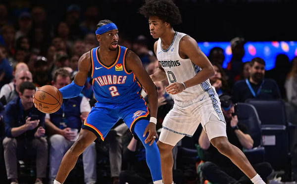 NBA : OKC retrouve la victoire, Gilgeous-Alexander brille pour son 100e match à 20 points