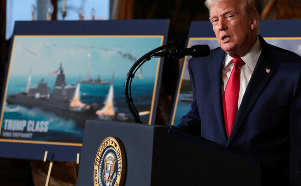 États-Unis : Trump annonce une nouvelle classe de navires de guerre à son nom