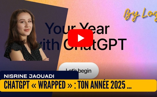 [vidéo] : ChatGPT « Wrapped » : ton année 2025 résumé comme une playlist