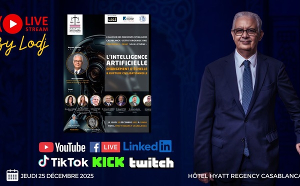 🔴 Live streaming - Conférence - débat : L'intelligence artificielle, changement d'échelle &amp; rupture !