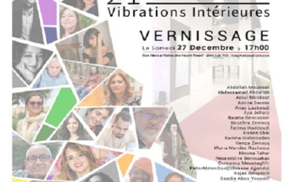 « 21/Vibrations intérieures » à Living 4 ART: 21 artistes en résonance à Casablanca