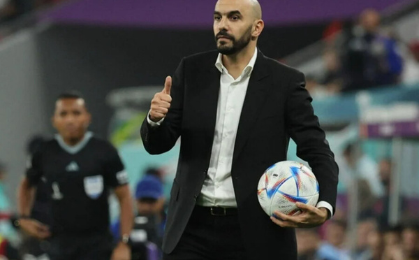 Walid Regragui parmi les meilleurs entraîneurs nationaux au monde selon l’IFFHS