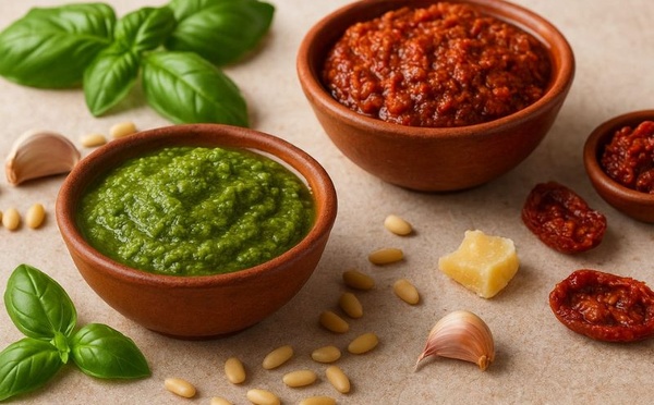 Pesto rosso, pesto verde