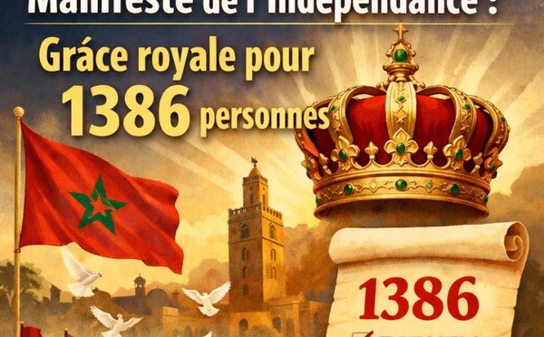 Manifeste de l’Indépendance : grâce royale pour 1386 personnes