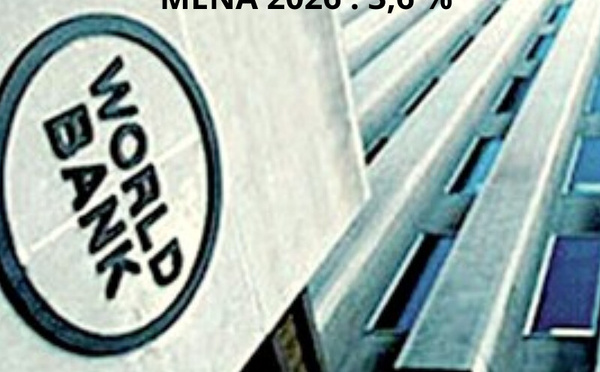 Croissance MENA : la Banque mondiale prévoit 3,6 % en 2026