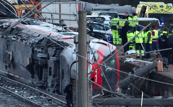 Espagne : collision meurtrière entre deux trains à grande vitesse, au moins 40 morts