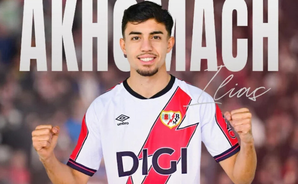Rayo Vallecano accueille Ilias Akhomach en prêt pour relancer sa saison