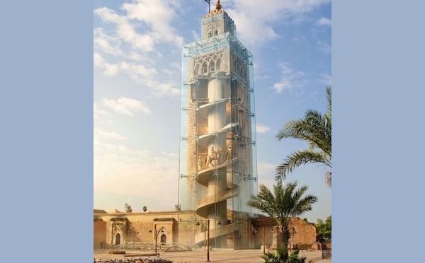 ​La Koutoubia, architecture du silence et de la pente