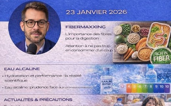 Podcast : l'essentiel de l'actualité Santé &amp; Conso de la semaine du 23-01-2026"