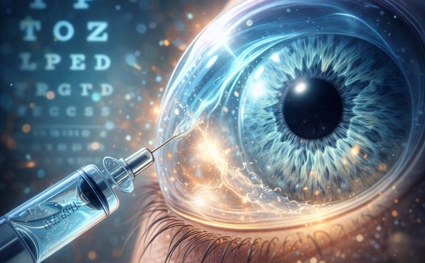 Un gel transparent révolutionne la vision sans chirurgie lourde