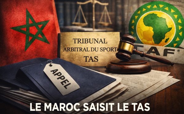 Le Maroc saisit le Tribunal arbitral du sport après le verdict de la CAF