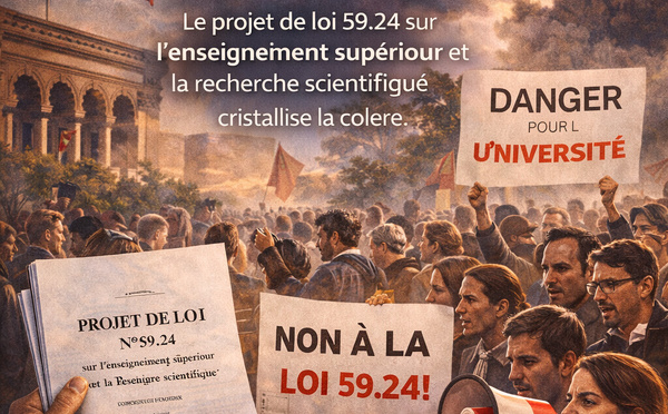Le projet de loi 59.24 sur l'enseignement supérieur et la recherche scientifique cristallise la colère des syndicats et de l'opposition