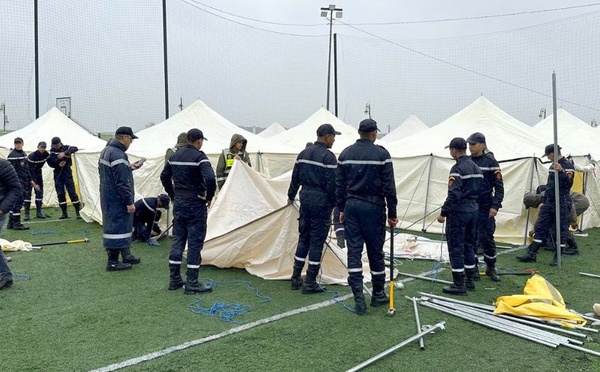 Des équipes militaires et civiles mobilisées pour venir en aide aux habitants des zones sinistrées.