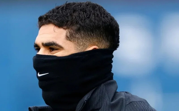 Ligue 1 : Achraf Hakimi suspendu et forfait pour le Classique face à l’OM