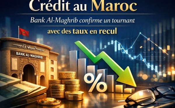 Crédit au Maroc : Bank Al-Maghrib confirme un tournant avec des taux en recul
