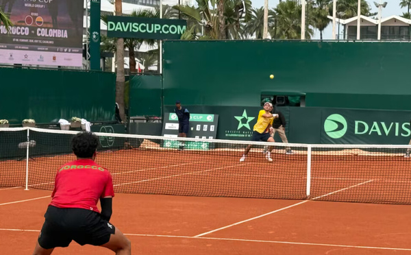Coupe Davis : Le Maroc échoue face à la Colombie mais montre de belles promesses