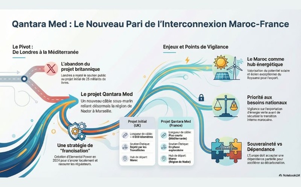 Qantara Med : Le nouveau pivot énergétique Maroc-Europe 